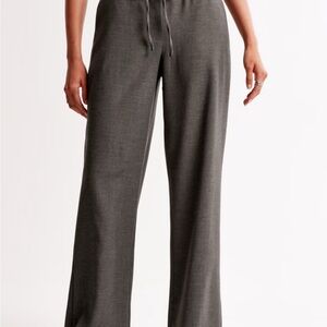 Abercrombie & Fitch Blue Wide Leg Pants